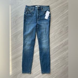 NWT - High Waist Skinny Jean Blue - JustFab